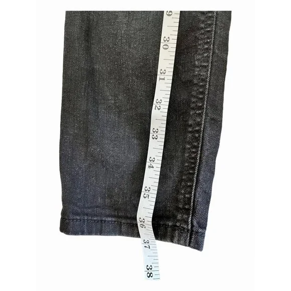 Blue Spice Black Distressed Denim Overalls with Rips and Holes //Junior Size 9 - Picture 6 of 9